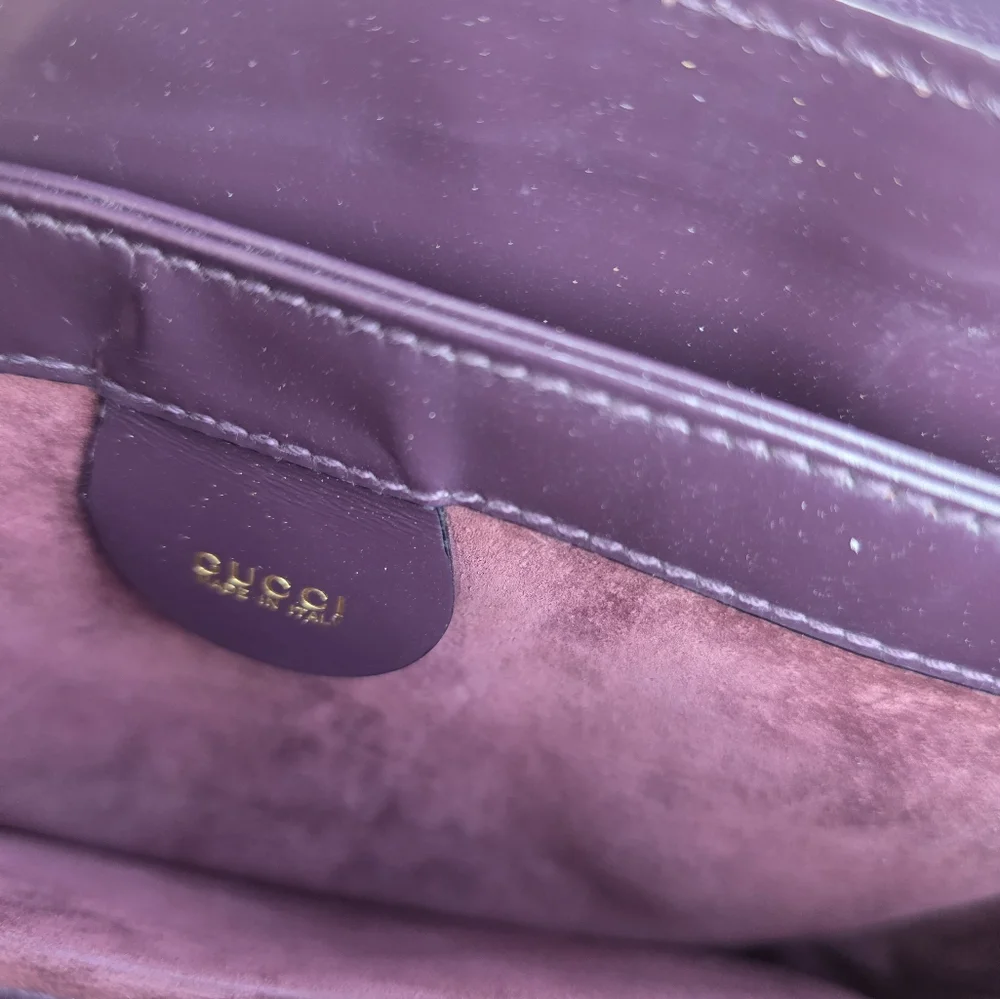 Authentic GUCCI Bag Vintage Chainlink Purple Tom Ford Y2K 90s 2000s Designer